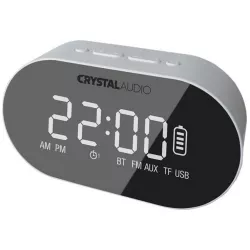 Crystal Audio BTC1-W Ράδιο-Ρολόι 
