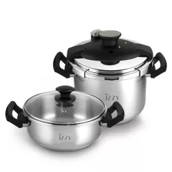 Χύτρες Ταχύτητας 8lt + 4lt Izzy Multi Set Set Quattro 