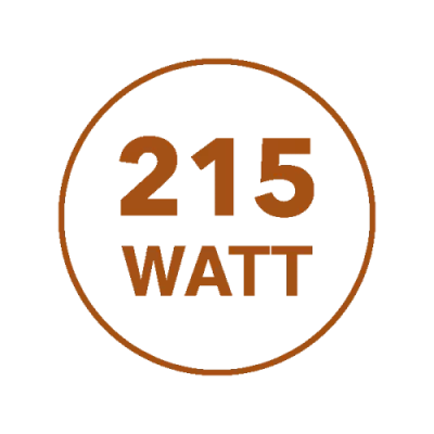 ΜΕΓΙΣΤΗ ΙΣΧΥΣ 215W
