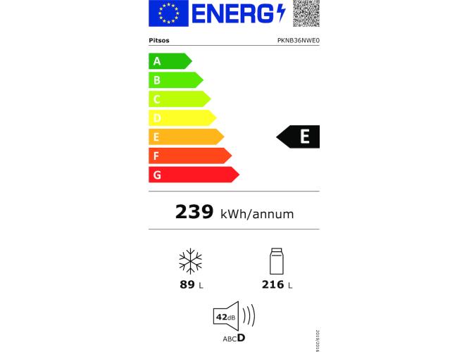 Pitsos PKNB36NWE0 Ψυγειοκαταψύκτης