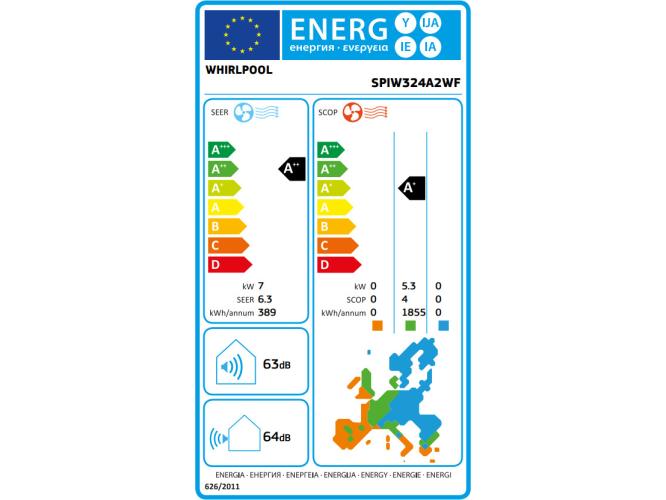 Whirlpool SPIW342A2 Κλιματιστικό 24000Btu