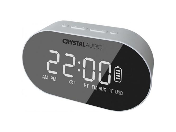 Crystal Audio BTC1-W Ράδιο-Ρολόι