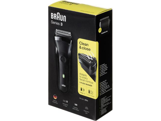 Braun 300s Επαναφορτιζόμενη  Ξυριστική Μηχανή