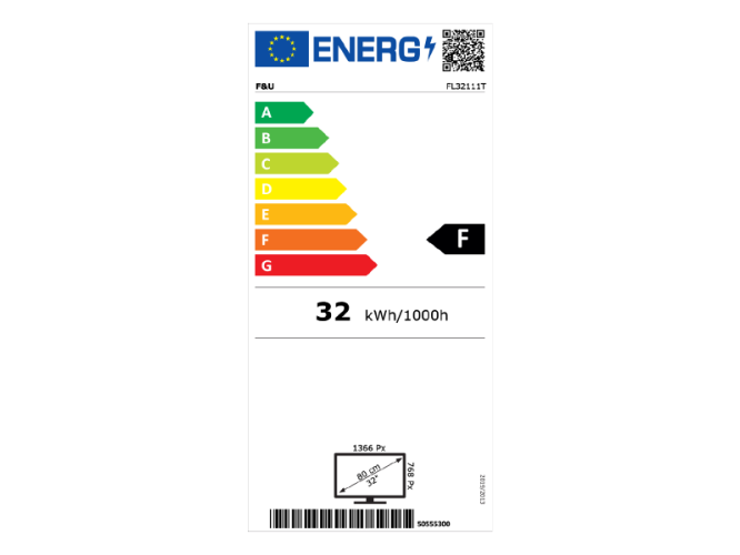 F&U FL32111 Τηλεόραση 32΄΄