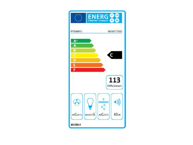 Pyramis Συρόμενος Απορροφητήρας Turbo 065017502