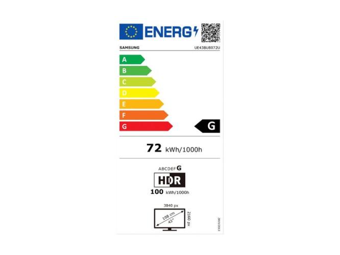 UE43BU8072 Τηλεόραση 43'' Smart