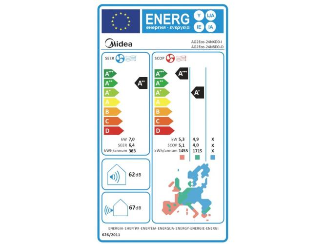 24NXDO Xtreme Eco Κλιματιστικό 24000Btu