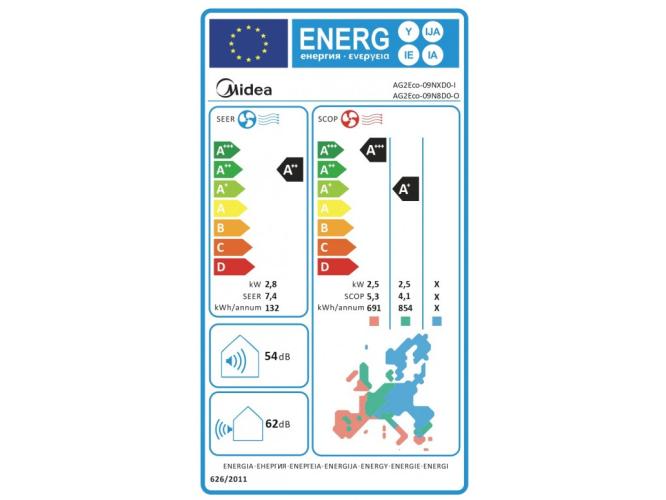 09NXDO Xtreme Eco Κλιματιστικό 9000Btu