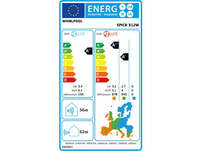 SPICR312W Κλιματιστικό 12000Btu