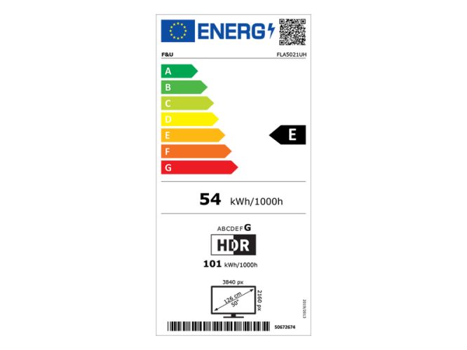 Τηλεόραση 50'' Smart F&U FLA5021