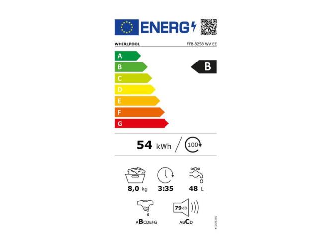 Πλυντήριο Ρούχων Whirlpool FFB 8258