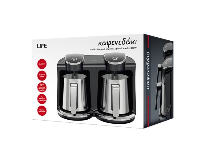 Διπλό Ηλεκτρικό Μπρίκι Life KAFENEDAKI